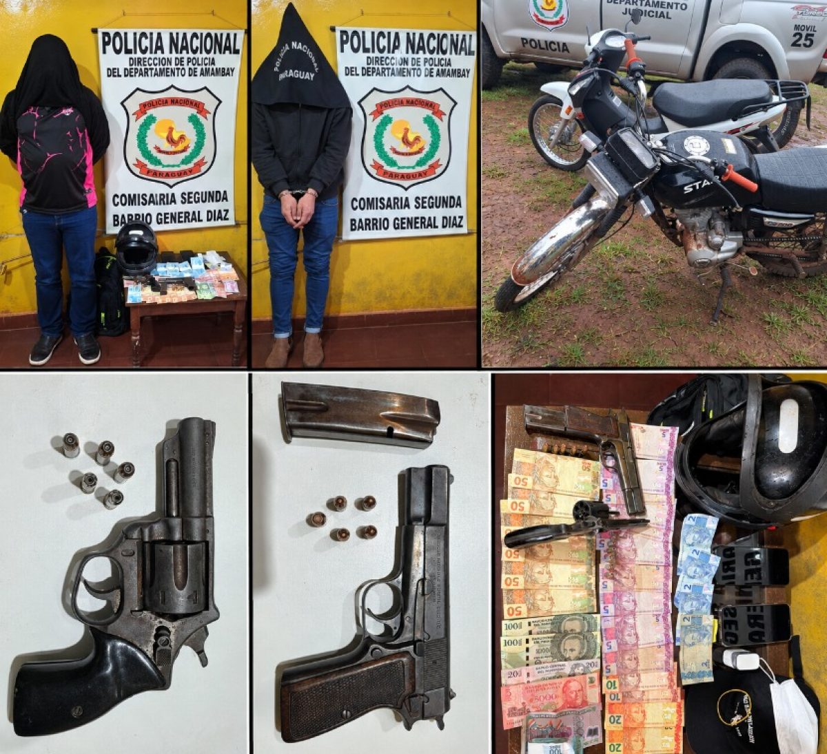 Imputan y piden prisión para sospechosos de violento asalto en Pedro Juan Caballero